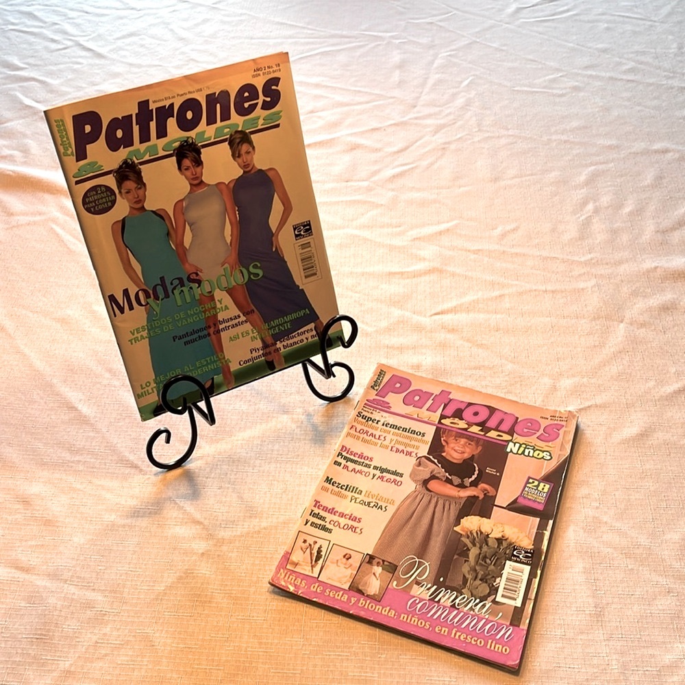 PATRONES & MOLDES MAGAZINES SET OF TWO